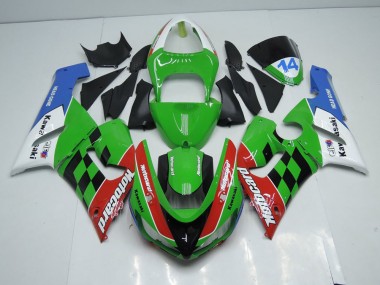 ABS 2005-2006 Motocard Kawasaki ZX6R Replacement Fairings UK