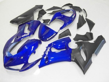 ABS 2005-2006 Blue Black Kawasaki ZX6R Motorcycle Fairing UK