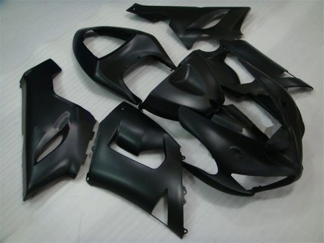 ABS 2005-2006 Matte Black Kawasaki ZX6R Bike Fairing UK