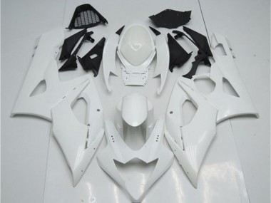 ABS 2005-2006 White Suzuki GSXR 1000 Bike Fairings UK