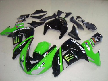 ABS 2006-2007 Green Monster Kawasaki ZX10R Motor Fairings UK