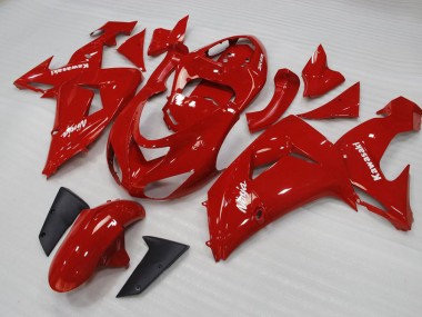 ABS 2006-2007 Red Kawasaki ZX10R Motorbike Fairings UK