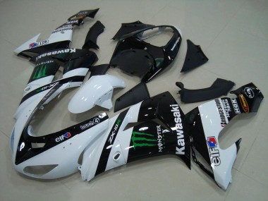 ABS 2006-2007 White Monster Kawasaki ZX10R Motorcycle Bodywork UK