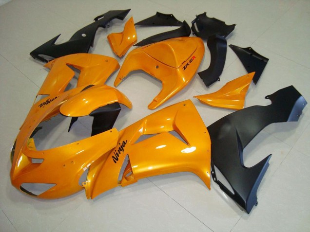 ABS 2006-2007 Orange Kawasaki ZX10R Motorcycle Fairings Kits UK