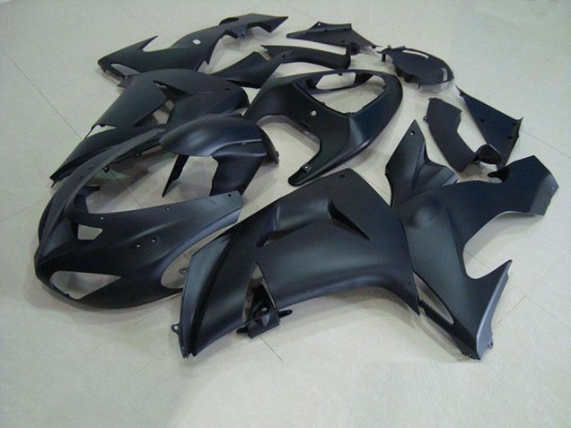 ABS 2006-2007 Matte Black Kawasaki ZX10R Motorcylce Fairings UK