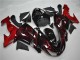 ABS 2006-2007 Red Flame Kawasaki ZX10R Motorcycle Fairings Kit UK