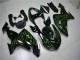 ABS 2006-2007 Black Green Flame Kawasaki ZX10R Motorcycle Fairing UK