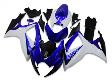 ABS 2006-2007 Blue White Suzuki GSXR 600/750 Motorbike Fairing UK