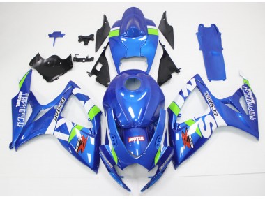 ABS 2006-2007 Blue White Suzuki GSXR 600/750 Motorcycle Fairings UK