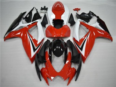 ABS 2006-2007 Red Black Suzuki GSXR 600/750 Motorcycle Fairing Kits UK