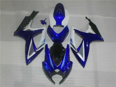 ABS 2006-2007 Blue White Suzuki GSXR 600/750 Bike Fairing UK