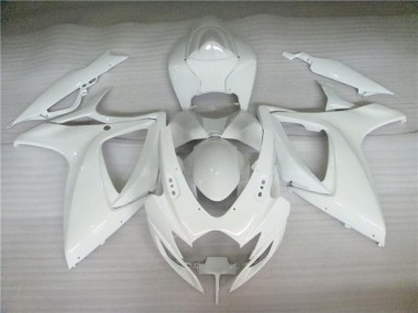 ABS 2006-2007 Pearl White Suzuki GSXR 600/750 Motorbike Fairing UK