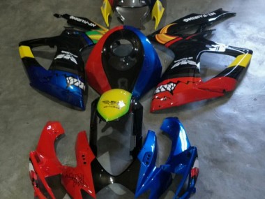 ABS 2006-2007 Red Blue Suzuki GSXR 600/750 Motorbike Fairing UK