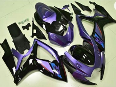 ABS 2006-2007 Purple Black Suzuki GSXR 600/750 Replacement Motorcycle Fairings UK