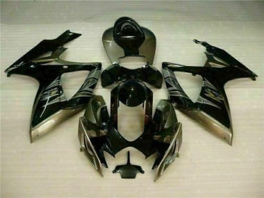 ABS 2006-2007 Black Grey Suzuki GSXR 600/750 Motorcycle Fairing Kits UK