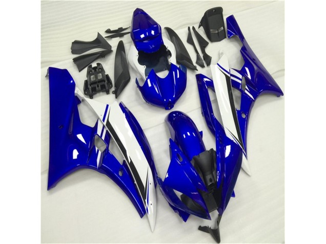 ABS 2006-2007 Blue White Yamaha YZF R6 Motorbike Fairing UK