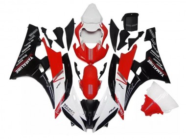 ABS 2006-2007 White Red Black Yamaha YZF R6 Replacement Fairings UK