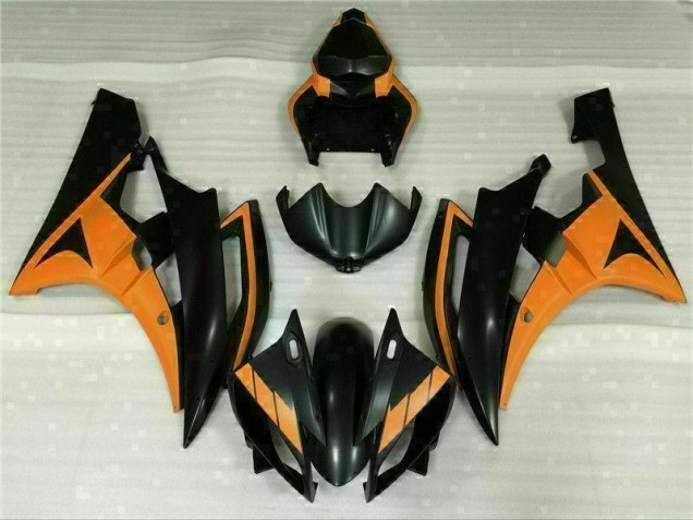 ABS 2006-2007 Black Orange Yamaha YZF R6 Motorcycle Fairing UK