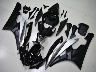 ABS 2006-2007 Silver Black Yamaha YZF R6 Bike Fairing UK