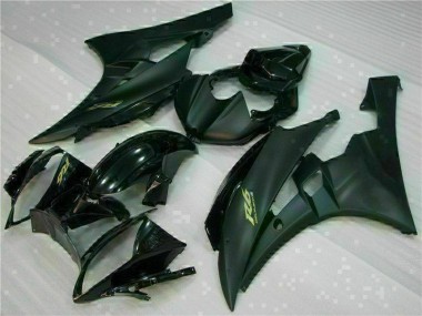 ABS 2006-2007 Matte Black Yamaha YZF R6 Motorcycle Fairing Kits UK