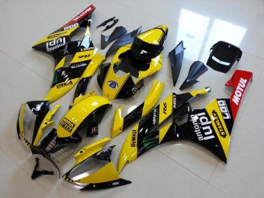 ABS 2006-2007 Yellow Monster Lupi Yamaha YZF R6 Motorcycle Fairing Kits UK