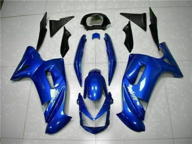 ABS 2006-2008 Blue Kawasaki EX650 Motorcycle Fairings UK