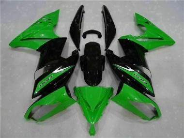 ABS 2006-2008 Green Black Kawasaki EX650 Bike Fairings & Bodywork UK