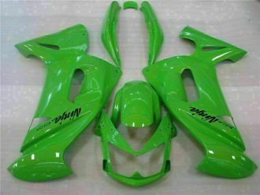 ABS 2006-2008 Green Kawasaki EX650 Bike Fairing UK