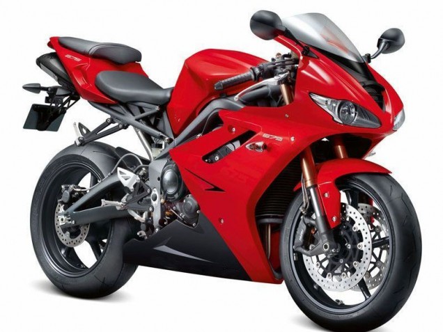 ABS 2006-2008 Red Black Triumph Daytona 675 Triple Motorcycle Fairings UK