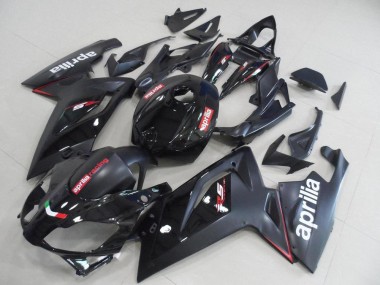 ABS 2006-2011 Black and Matte Black Aprilia RS125 Replacement Fairings UK