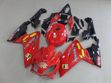 ABS 2006-2011 Red and Black Aprilia RS125 Motorcycle Fairing Kit UK