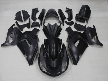 ABS 2006-2011 Matte Black Kawasaki ZX14R ZZR1400 Motorcycle Fairing UK