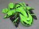 ABS 2006-2011 Green Black Kawasaki ZX14R ZZR1400 Bike Fairings UK