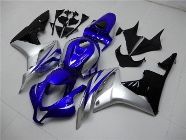 ABS 2007-2008 Blue Silver Black Honda CBR600RR Replacement Motorcycle Fairings UK