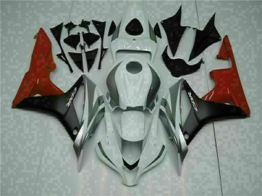 ABS 2007-2008 White Black Red Honda CBR600RR Bike Fairings UK