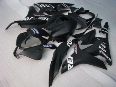 ABS 2007-2008 Black Repsol Honda CBR600RR Motorbike Fairing UK