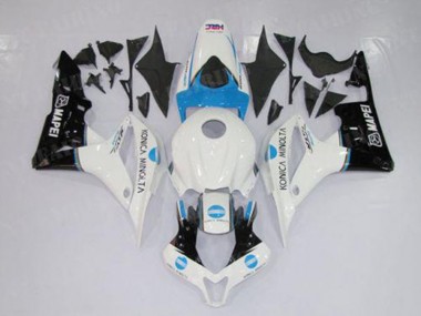 ABS 2007-2008 White Blue Black Honda CBR600RR Motorbike Fairing Kits UK