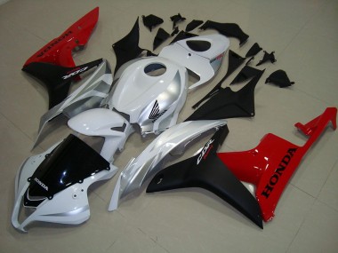 ABS 2007-2008 White Black Red Honda CBR600RR Bike Fairing UK