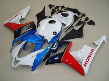 ABS 2007-2008 Black Red Honda CBR600RR Moto Fairings UK