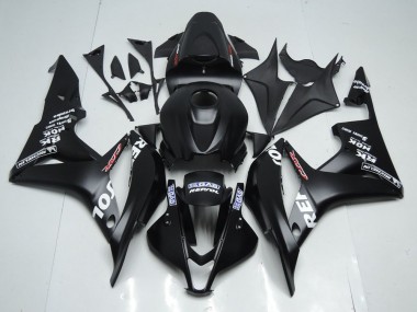 ABS 2007-2008 Matte Black Repsol Honda CBR600RR Motorcyle Fairings UK