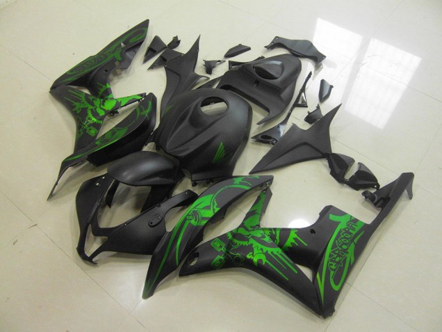 ABS 2007-2008 Green Skull Honda CBR600RR Motor Fairings UK