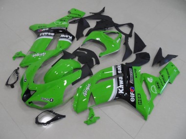 ABS 2007-2008 Green Arrow Kawasaki ZX6R Motorbike Fairing Kits UK