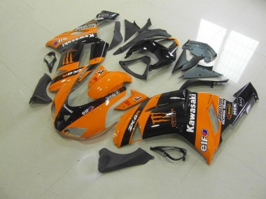 ABS 2007-2008 Orange Monster Kawasaki ZX6R Motor Fairings UK