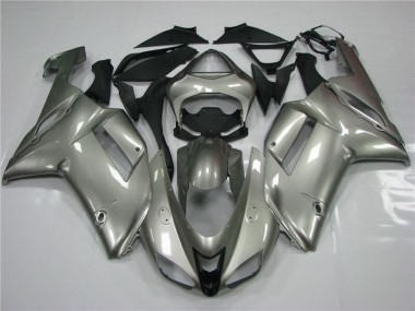 ABS 2007-2008 Grey Kawasaki ZX6R Moto Fairings UK