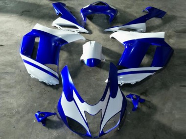 ABS 2007-2008 Blue White Kawasaki ZX6R Motorcycle Replacement Fairings UK