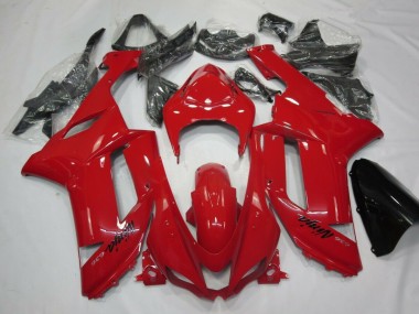 ABS 2007-2008 Red Kawasaki ZX6R Motor Fairings UK