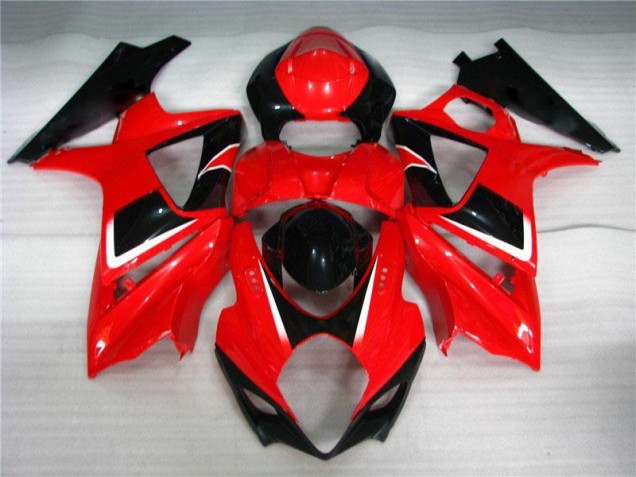 ABS 2007-2008 Red Black Suzuki GSXR 1000 K7 Bike Fairings UK