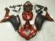 ABS 2007-2008 Red Black Yamaha YZF R1 Bike Fairing Kit UK