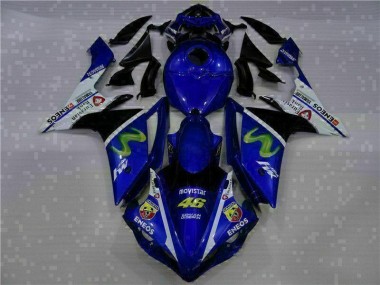 ABS 2007-2008 Blue Yamaha YZF R1 Motorcyle Fairings UK