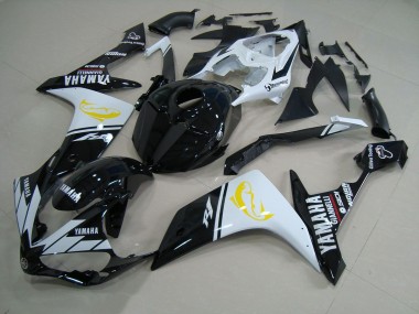 ABS 2007-2008 Black White Dolphin Yamaha YZF R1 Motorcyle Fairings UK